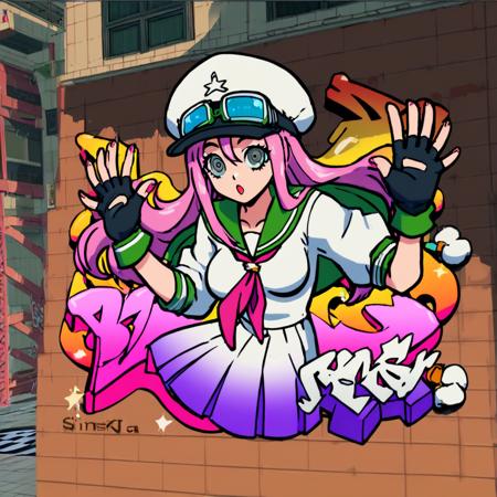 Character graffiti Pony (Bomb rush cyberfunk)