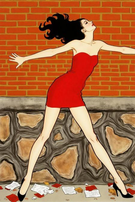 Fashionista Style (René Gruau/Niji Anime)