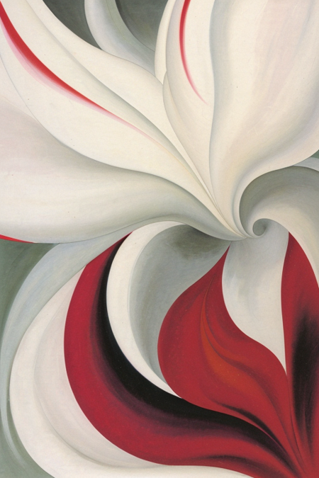 Georgia O'Keeffe's flower paintings