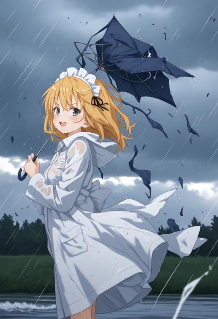 [SDXL&Pony] broken umbrella / inverted umbrella / 壊れた傘 / 折れた傘 / 逆さ傘版本Pony v1.0 (ID: 848740)