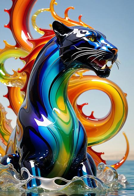 Colorful Murano Art Glass style - SDXL