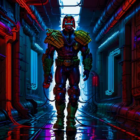 Judge Dredd Comic Style (SDXL)版本Judge Dredd Comic Style (SDXL) (SDXL)