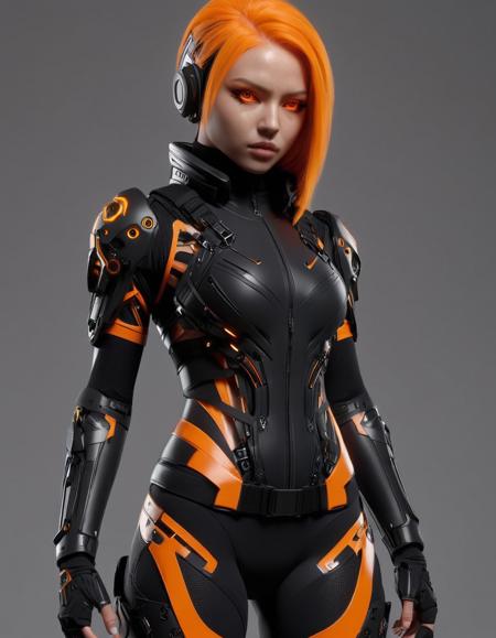 Orange & Black