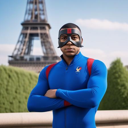 Masked M'bappé - SDXL