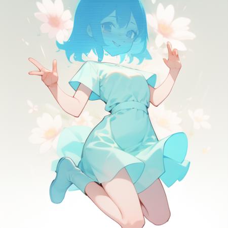Hologram girl
