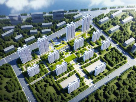 住宅鸟瞰lora模型