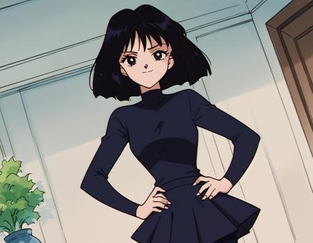 Hotaru Tomoe (土萠 ほたる) / Sailor Saturn (セーラーサターン) - Sailor Moon (美少女戦士セーラームーン) - COMMISSION W/ DATASET