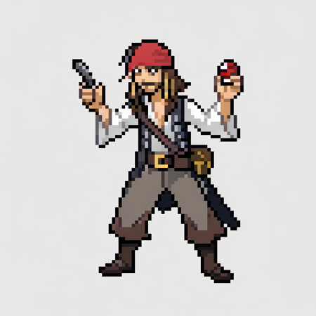 Pokemon Trainer Sprite PixelArt
