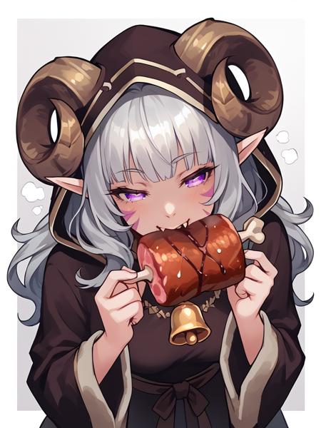 boned_meat , holding food ( manga_meat )版本V1 (ID: 609313)