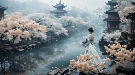 绪儿-水乡场景 Water town scene