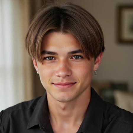 Curtain mullet hair