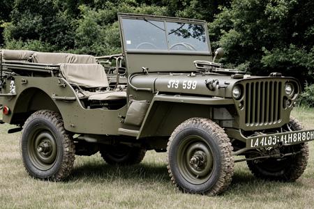 Willys MB - Willys jeep - American WW2 military vehicle