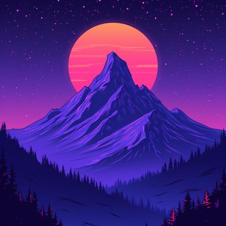 Retro neon style [FLUX+SD+XL+Illustrious-XL+Pony]