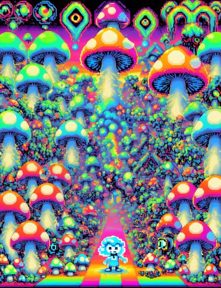 DonM - Shroom Kingdom 8bit [SD,SDXL,Pony]