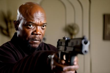 Samuel L Jackson (Mace Windu from Star Wars, Pulp Fiction, Nick Fury from MCU)