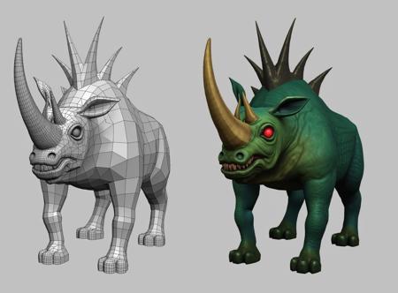 Wolfie's 3D Topology FLUX (Character Concept)