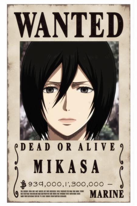 One Piece wanted poster FLUX