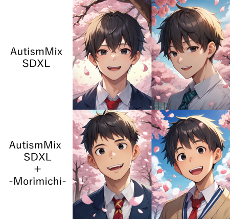 Original Japanese Face Anime Style -Morimichi- ［SDXL Pony］