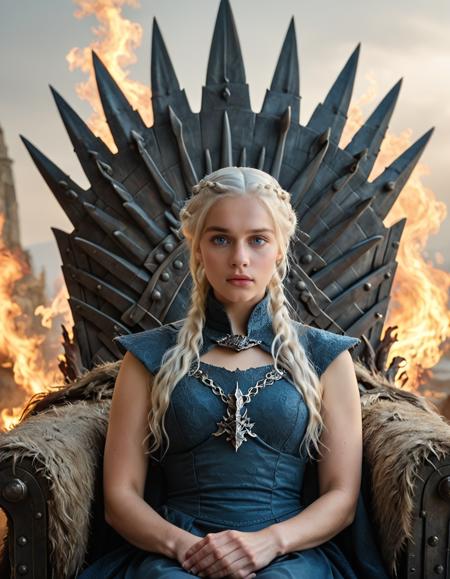 Emilia Clarke as Daenerys Targaryen - LORA  - FLUX and PONY ?