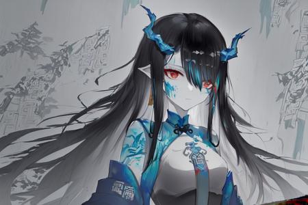 (Flux/SD1.5) Dusk Arknights 夕 明日方舟