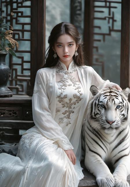 绪儿XL-猛虎下山 xuer White tiger