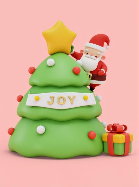 Little Practice Flux - 3D Clay Christmas Style