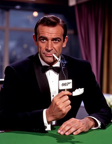 Sir Sean Connery as James Bond (Flux & SDXL)版本Flux v2 (ID: 878607)