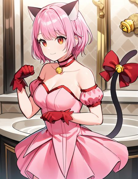 [Animagine & Pony] Mew Ichigo Outfit / Tokyo Mew Mew / ミュウイチゴ衣装 / 東京ミュウミュウ
