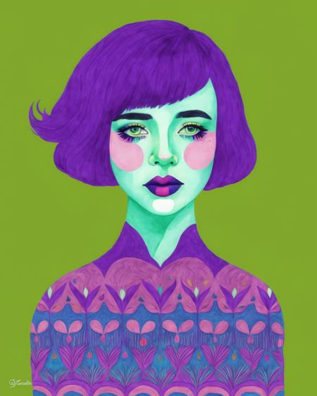 Graphic portrait