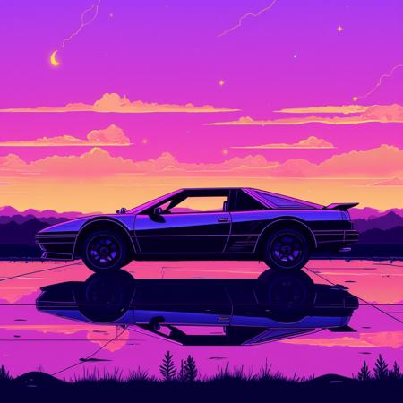 Retro neon style [FLUX+SD+XL+Illustrious-XL+Pony]