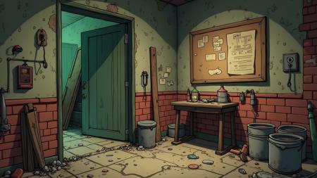 Abandoned Office DX - FLUX.dev