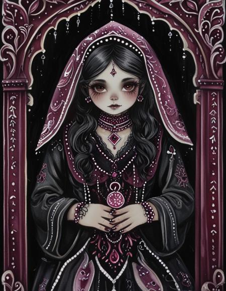 Gothic Pink Floral