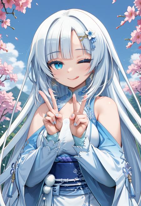 WhiteCUL / 雪さん @ VOICEVOX (Illustrious)版本v1-rev3-PONY (ID: 1086085)