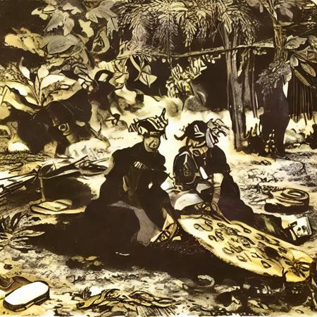 Illustrations for fairy tales, Nikolai Kochergin style