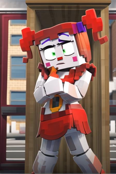 Circus Baby ZAMination Fazbear and Friends Minecraft /  FNAF / Five Nights at Freddy's  Pony+1.5