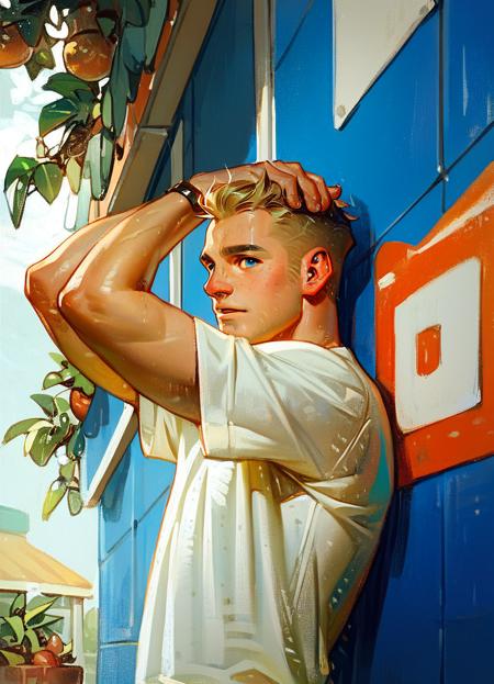 J.C. Leyendecker Style版本Pony V6 XL (ID: 695337)