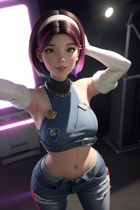 D.VA Le Sserafim skin (SD1.5 , Pony & Illustrious)