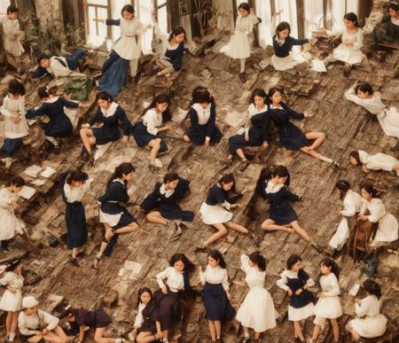Row of 35 people POSE , multi view，35个人的动作PNG图，多视图