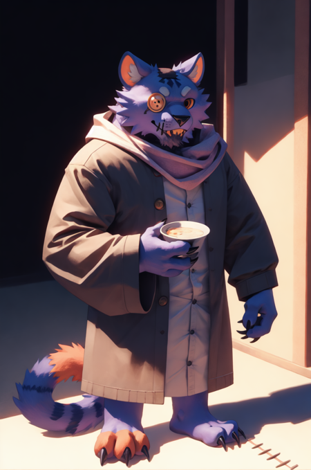 Seam (Deltarune), Furry Character Model
