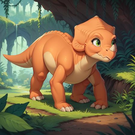Cera from the Land Before Time版本v3 detailed cartoon style (ID: 978812)