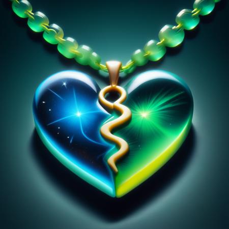 ? Split Heart Necklace PDXL ? - Custom broken heart necklace
