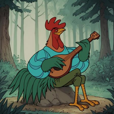 Alan-A-Dale the Rooster  (Robin Hood 1973)