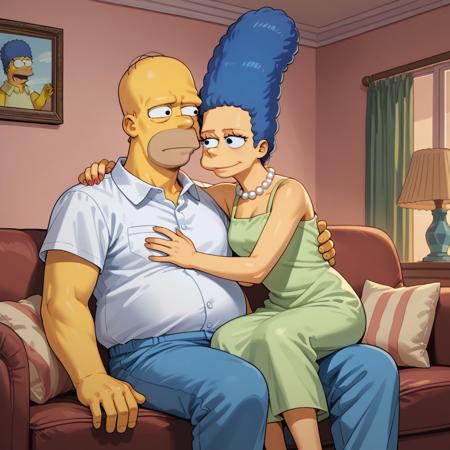 Marge and Homer together (The Simpsons)版本V1 (ID: 994862)