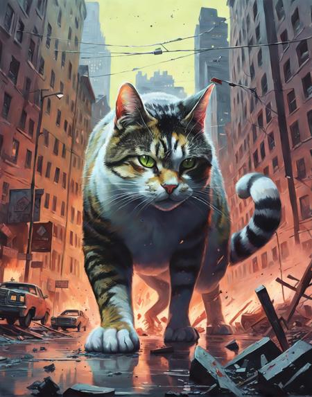 Gozer Cat - 218MB LoRA - XL