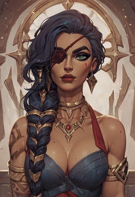 Samira - League of Legends - Pony diffusion版本v1.0 (ID: 401592)