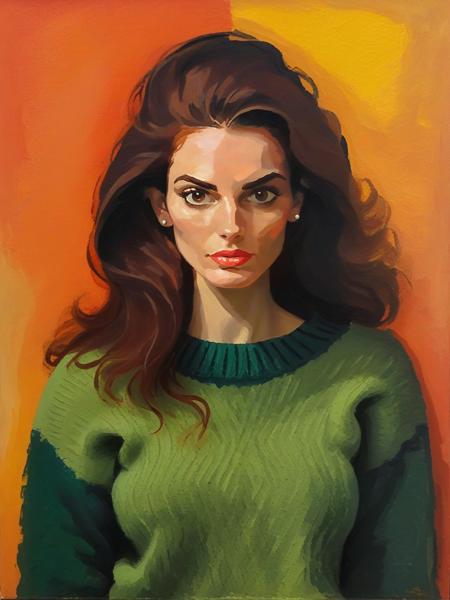 Gothic Oil Painting Style