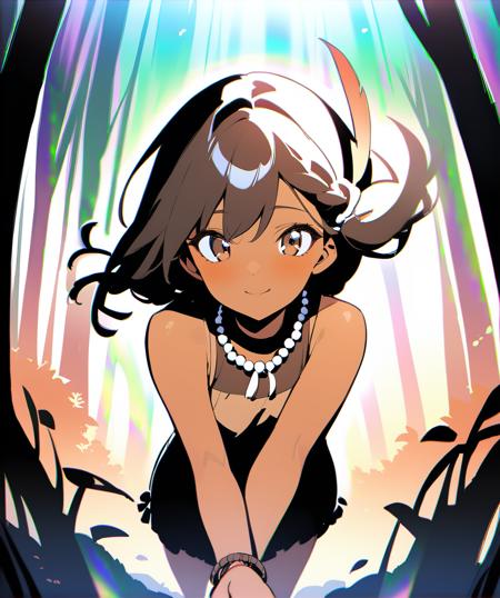 Brown Skin Anime girl