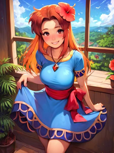 Marin (Zelda Link's Awakening) - SD 1.5 | XL PONY - by YeiyeiArt COMISSION