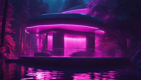 Futuristic Nature House Concept Art (VW Style)