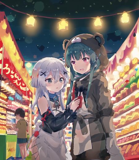 KumaBear-Roukin8-characters-LoCon/FullCkpt くまベアー/ろうきん8